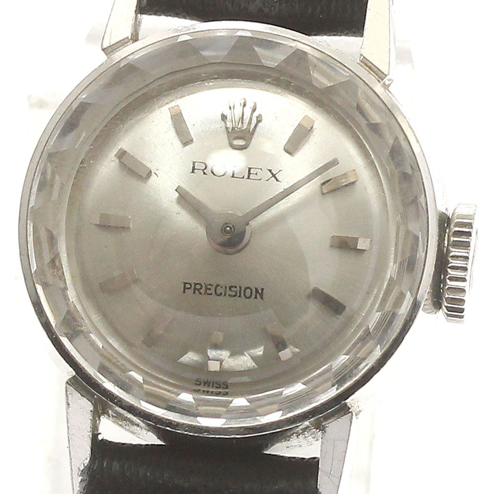 ロレックス ROLEX 2604 プレシジョン K18WG Cal.1400 手巻き レディース_884643
