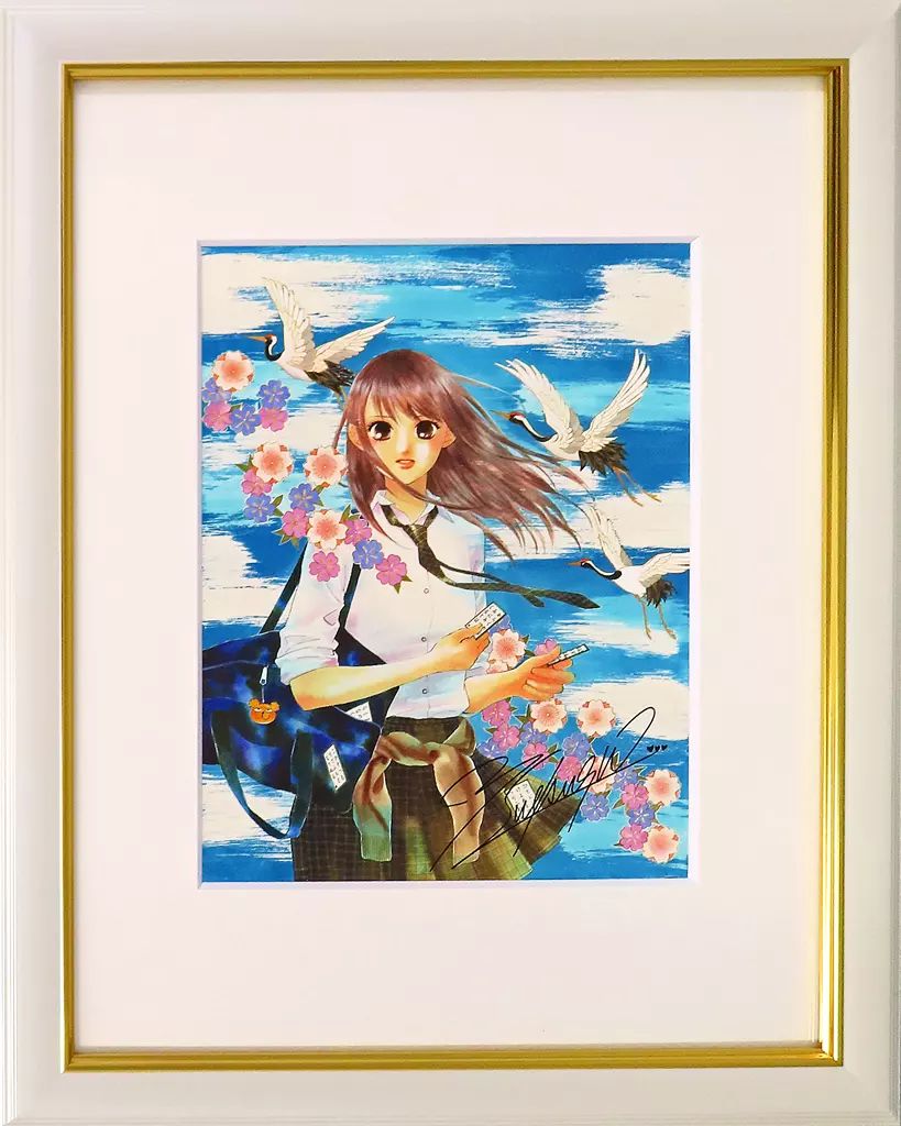 Amazon.co.jp: ちはやふるの世界 キービジュアル 複製原画 末次