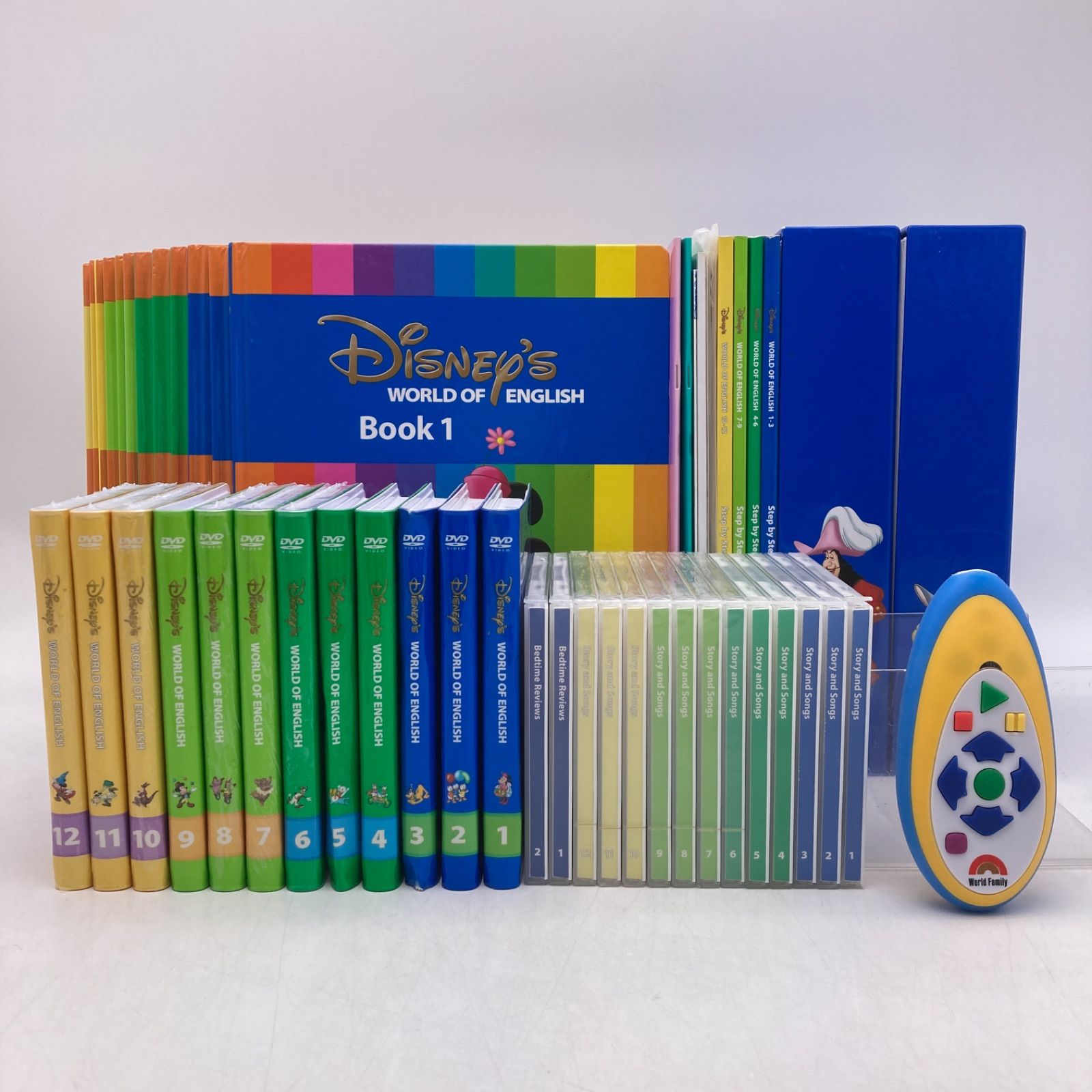 2016年購入 メインプログラムセット 絵本 CD DVD24枚 新子役 字幕あり ディズニー英語システム DWE Disney ワールドファミリー  中古 411121 - メルカリ