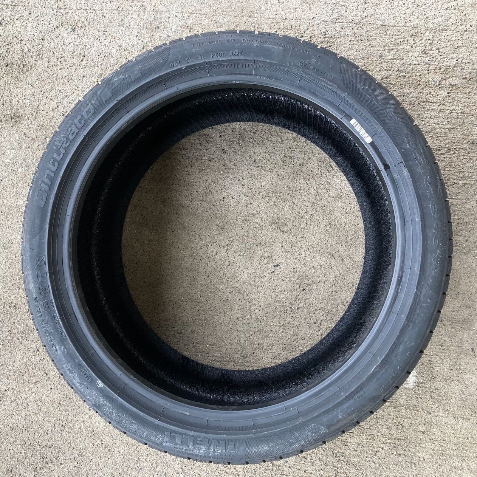 ★【保管袋付き】265/35R18 サマータイヤ 新品 2本セット ピレリ チントゥラートP1 2020年 265/35/18 265-35 ...