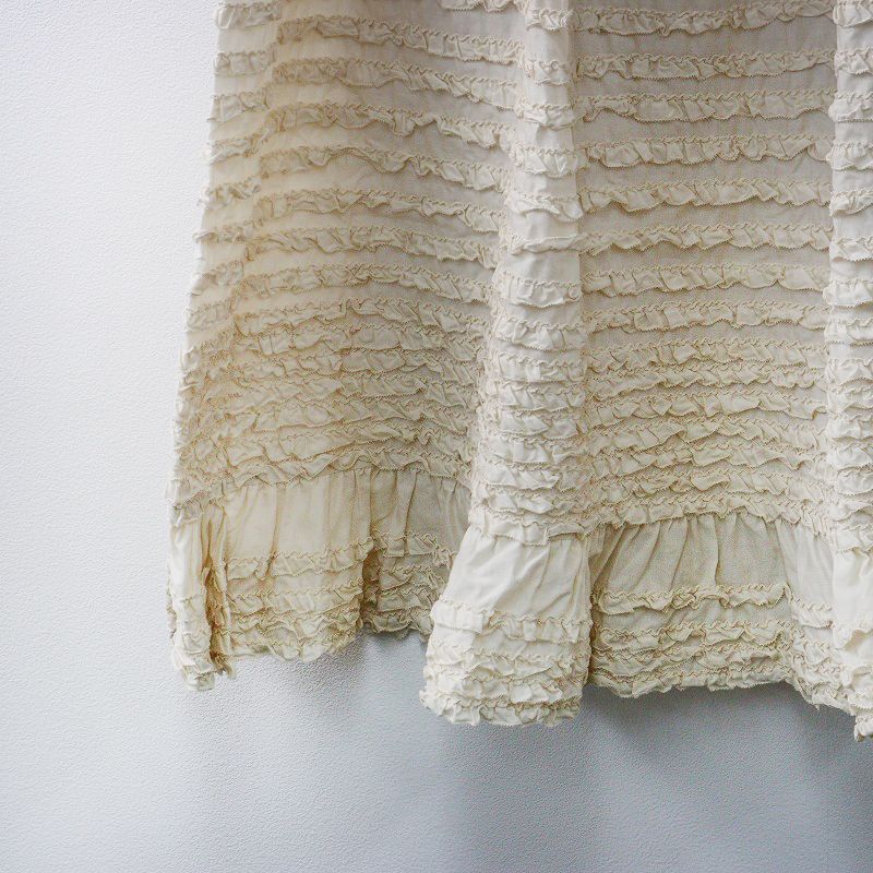 ピコフリルローンキャミワンピース アイボリー