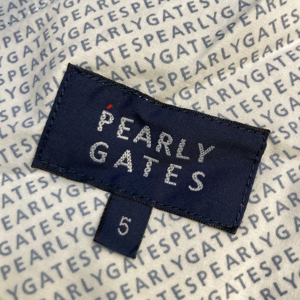 サイズ：5 PEARLY GATES パーリーゲイツ  ロングパンツ  ブルー系 [240101438595] ゴルフウェア メンズ ストスト サイズ：5 PEARLY GATES パーリーゲイツ ロングパンツ ブルー系