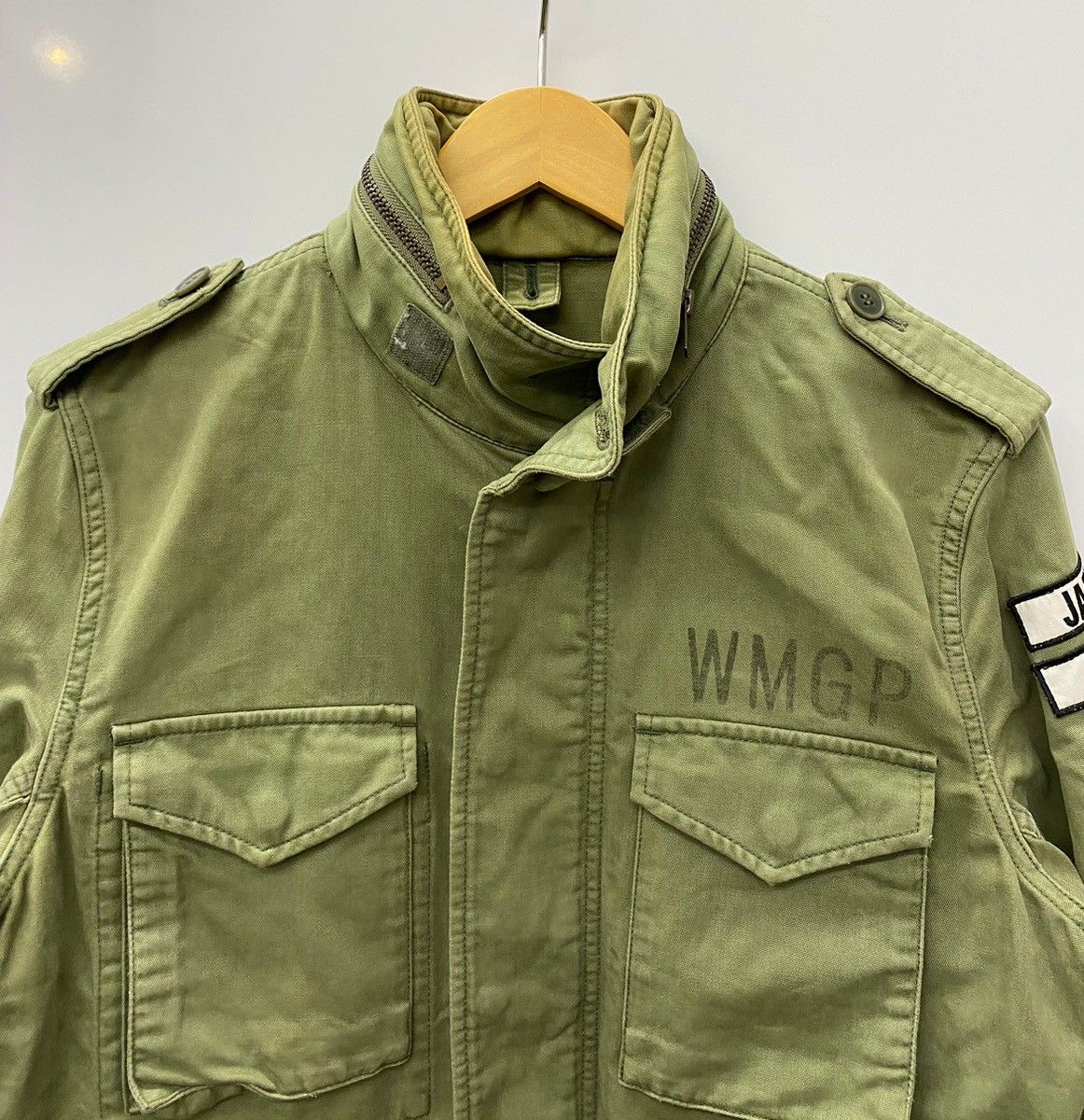 WACKO MARIA M-65 バックプリント ミリタリージャケット ドクロ