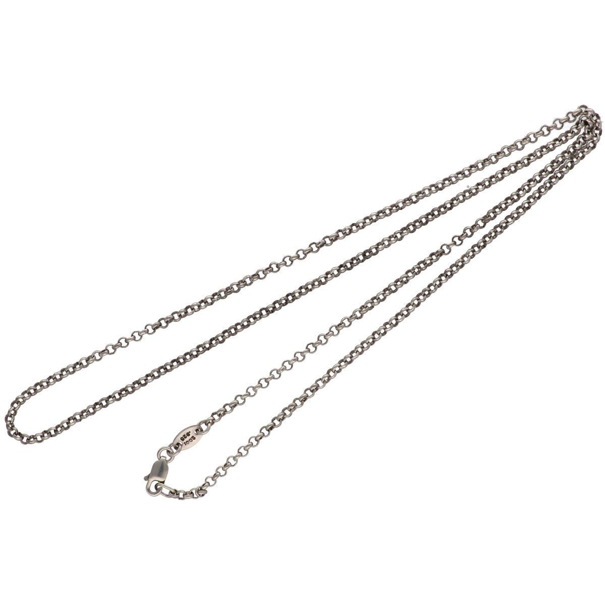 CHROME HEARTS クロムハーツ ロールチェーン 20 inch SV 925 シルバー ネックレス RS