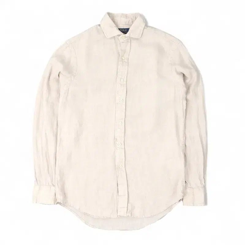 ポロラルフローレン　リネン長袖シャツ　リラックスベージュ ポロ Ralph Lauren(ラルフローレン) ライト ベージュ クラシック