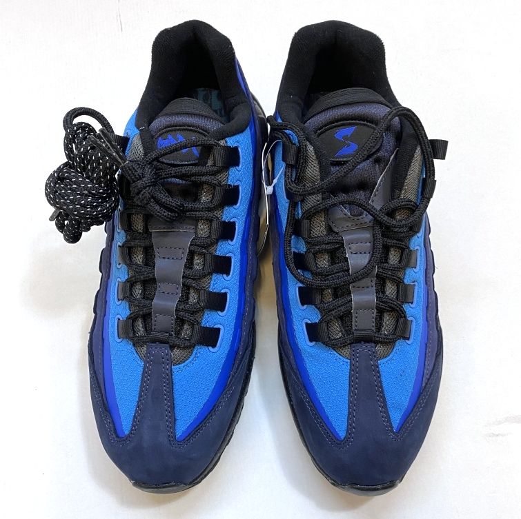 03w10233【タグ/箱付き美品】Stash × Nike Air Max 95 Black and 
