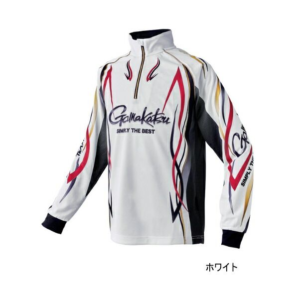 ≪'25年4月新商品！≫ がまかつ 2WAY プリントジップシャツ(長袖) GM-3734