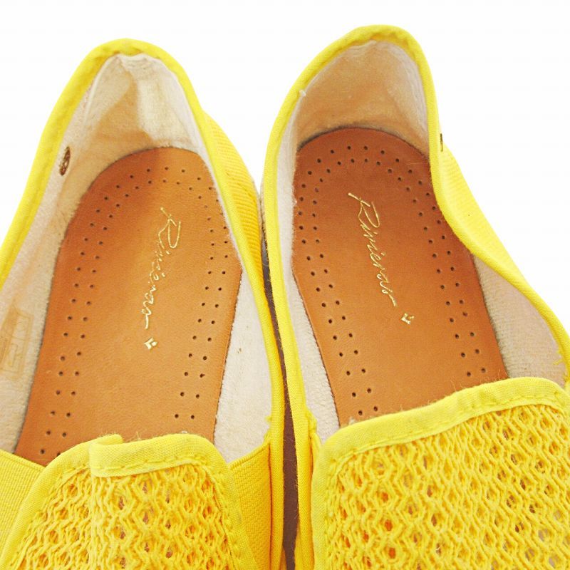 美品　リビエラ　ネオンカラー　メッシュスリッポン リビエラ RIVIERAS メッシュ スリッポン シューズ キャンバス 42