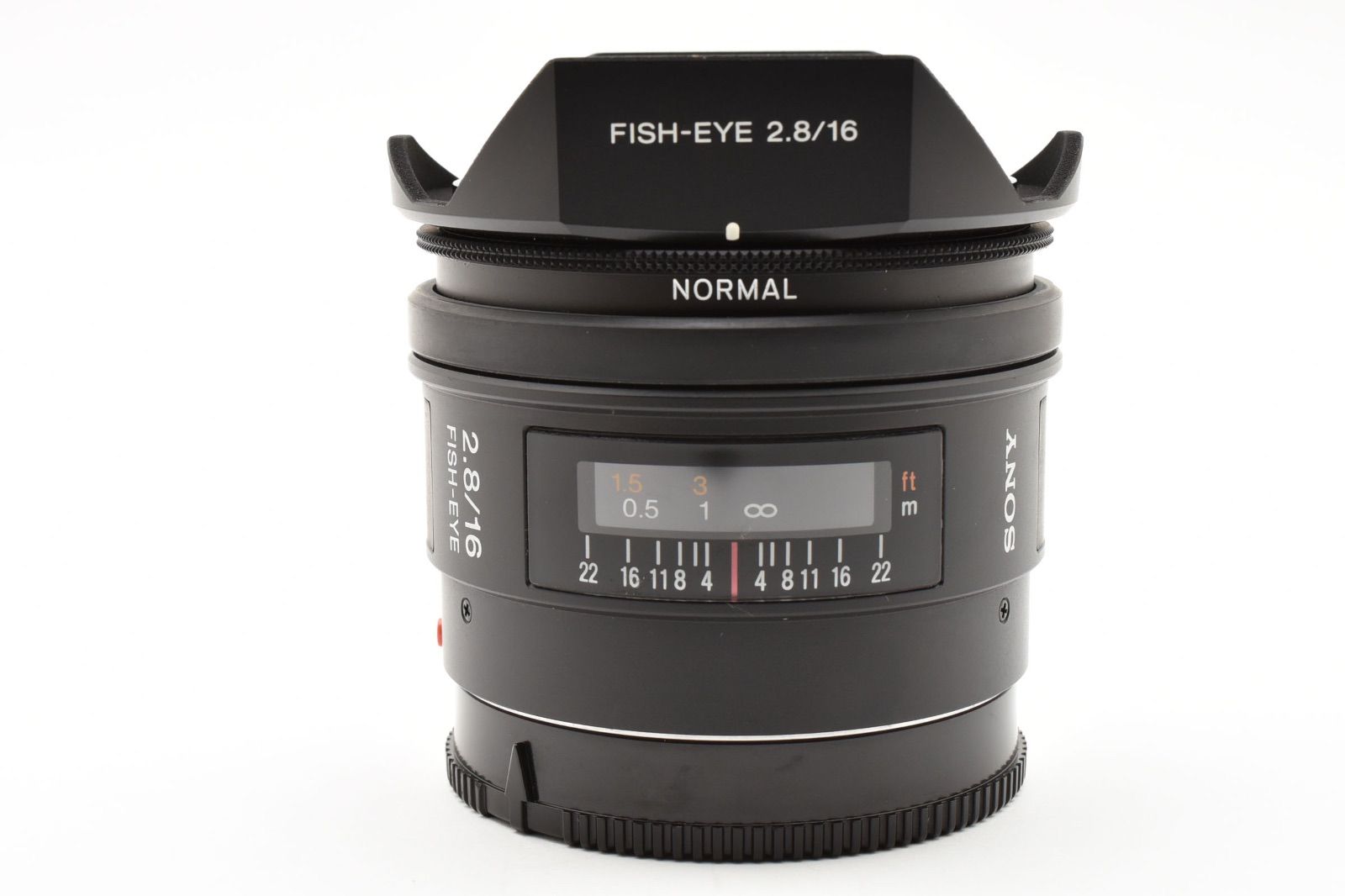☆希少品☆ SONY ソニー AF 16mm F2.8 FISHEYE 【SAL16F28】α