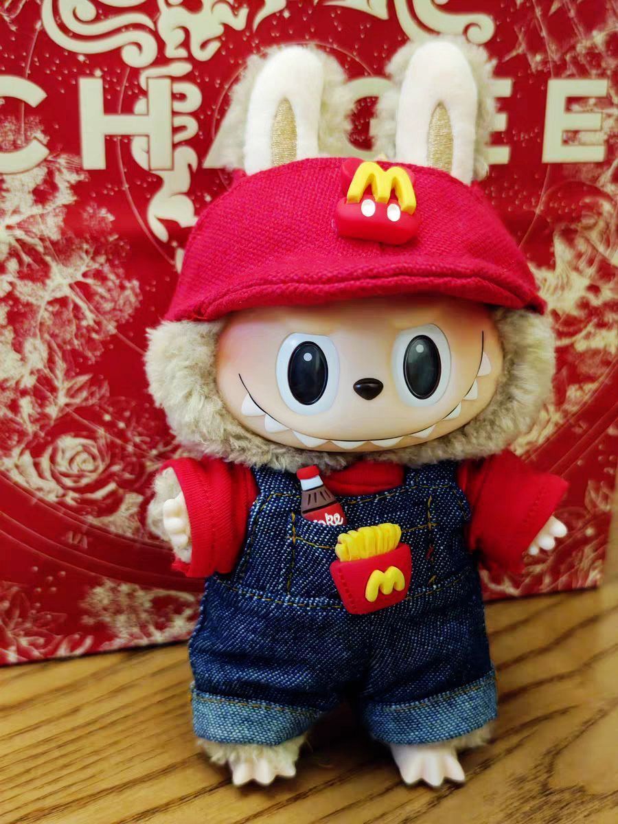 ぬいぐるみ10cm LABUBUコスチューム 17CM 着ぐるみぬい服