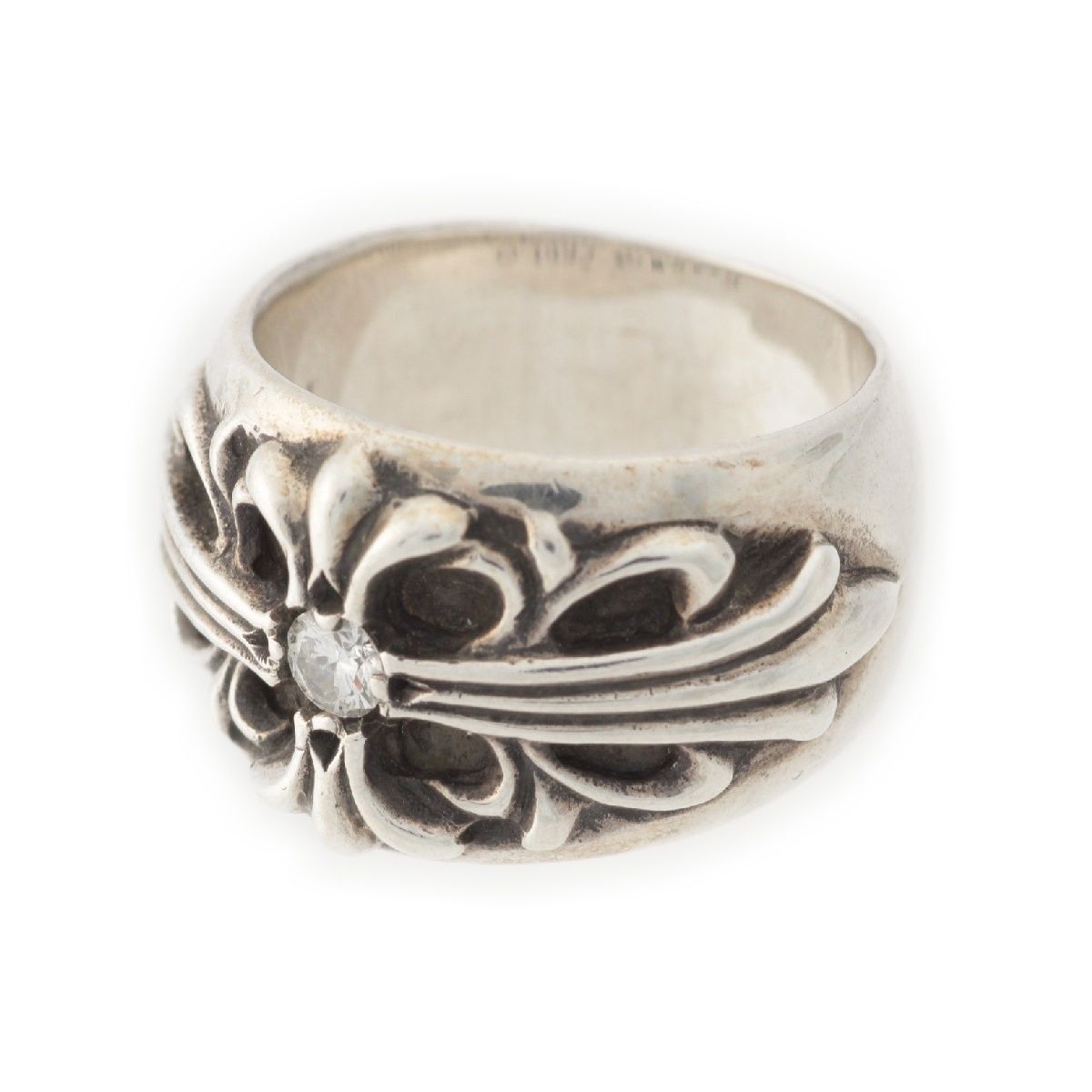 クロムハーツ フローラルクロス 1Pダイヤ リング 指輪 アクセサリー  