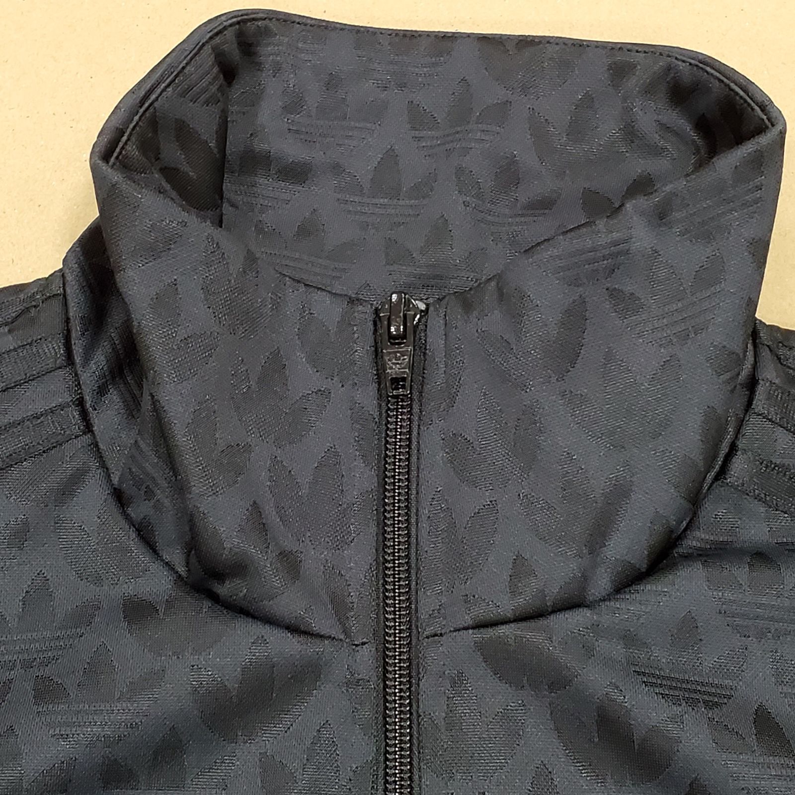 EL6】adidas アディダス モノグラム 総柄 トラックジャケット