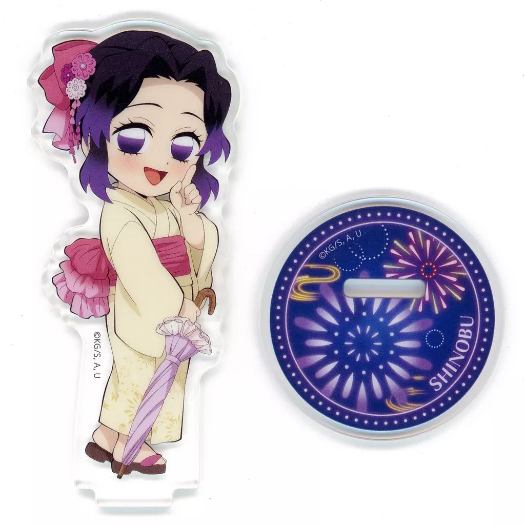 中古】アクリルスタンド・アクリルパネル 胡蝶しのぶ 「鬼滅の刃 花火