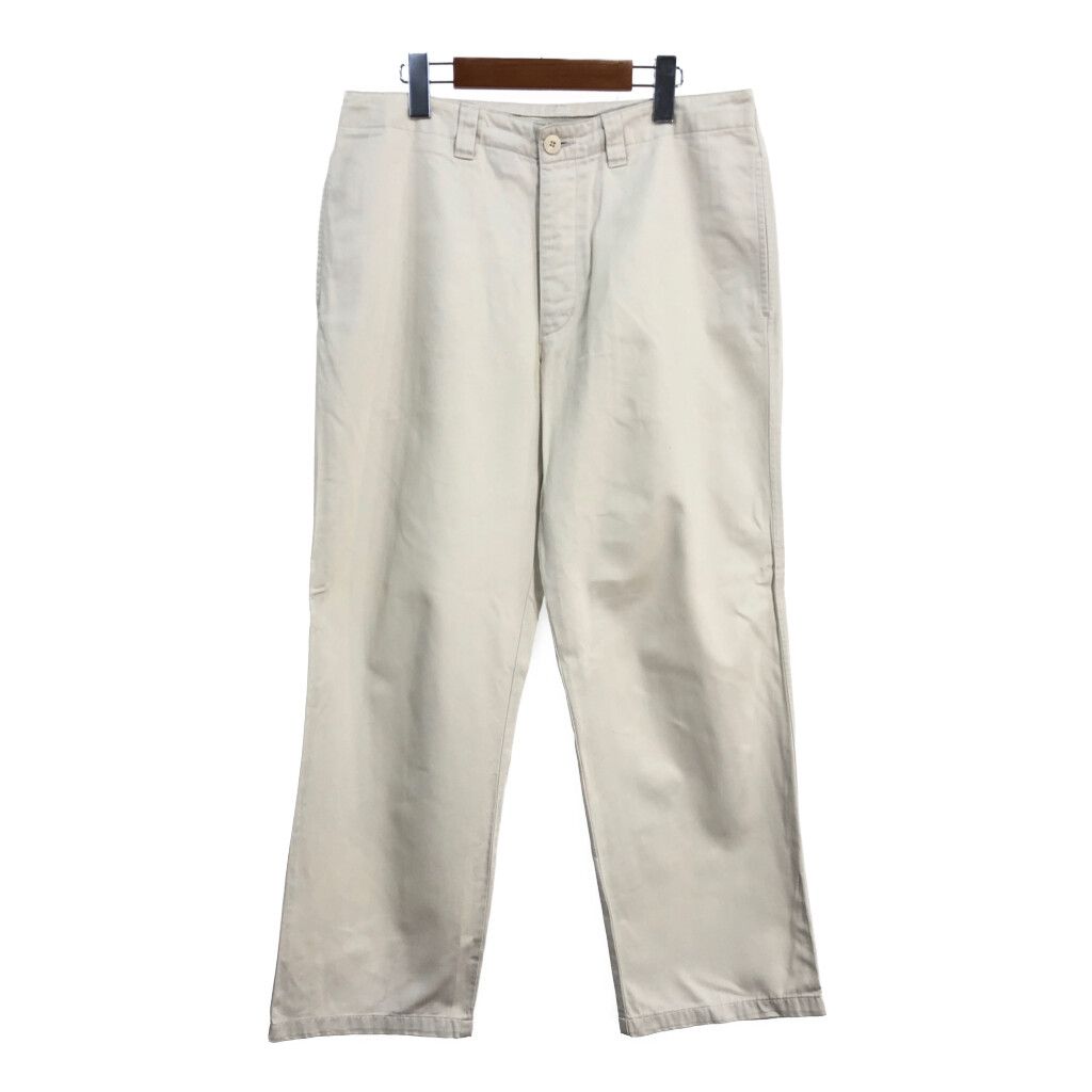 patagonia パタゴニア オーガニックコットン チノパンツ アウトドア アイボリー (メンズ W33)  古着 R4775