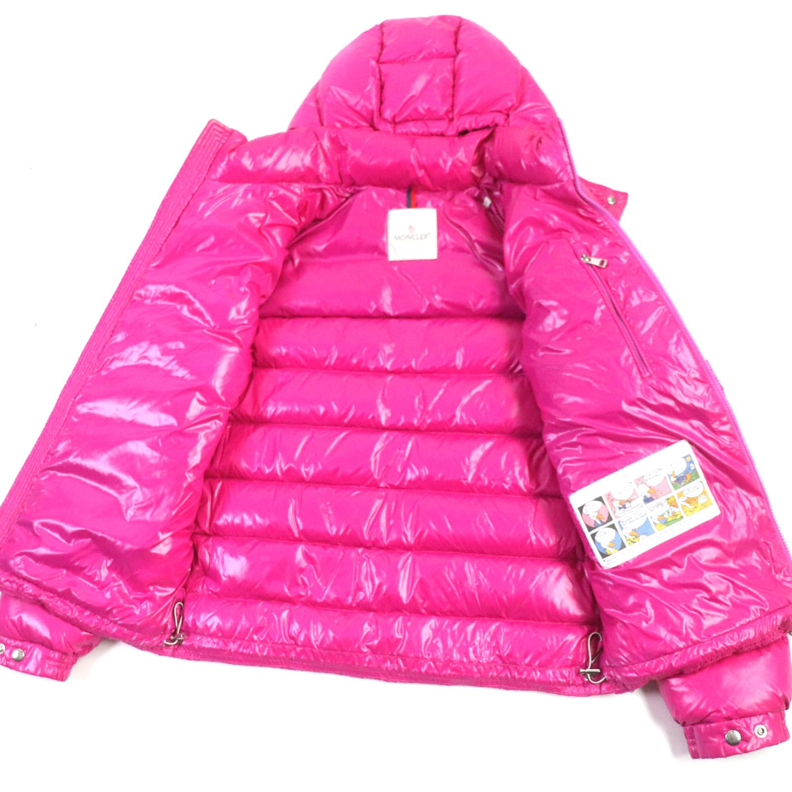美品！！MONCLER ピンク ダウンコート 美品▽MONCLER モンクレール 22 