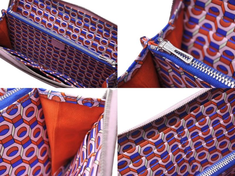 HERMES エルメス アザップロング シルクイン X刻印 モーヴシルベストル ピンク系 長財布 エプソン 美品 中古 67472 Azap エルメス HERMES アザップロング シルクイン ラウンドファスナー