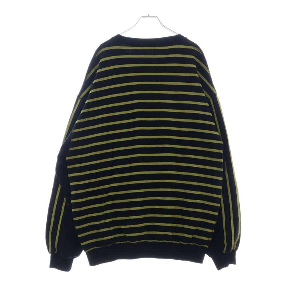 BALENCIAGA HOMME クルーネックスウェット 17aw バレンシアガ 17AW ブリーチ加工 HOMME刺繍 オーバーサイズ