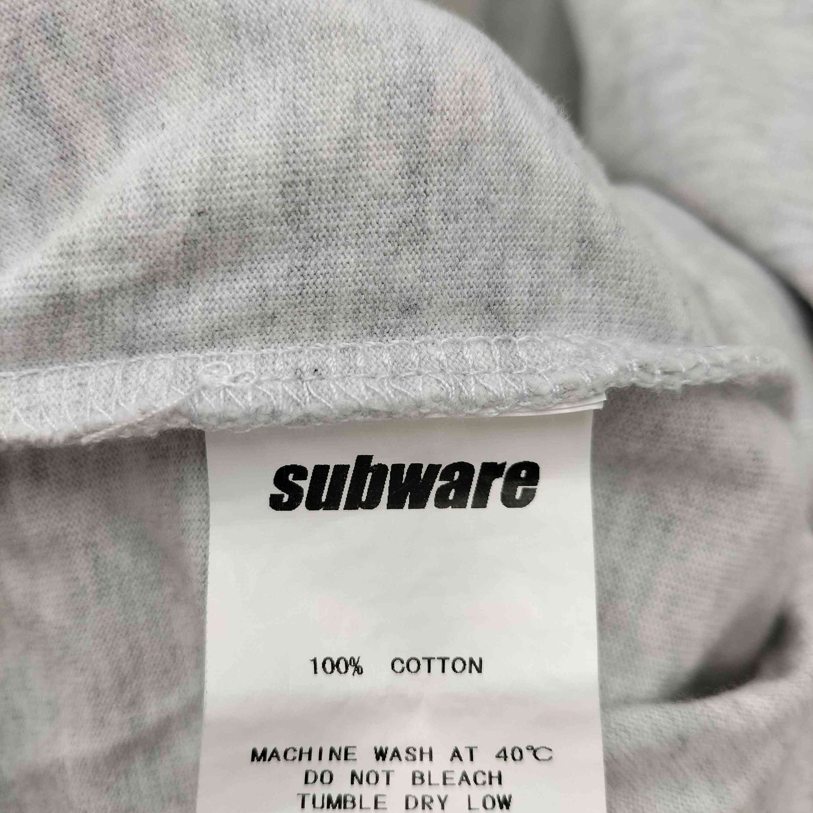 サブウェア SUBWARE 90-00S Trainyard Logo L/S Tee トレイン プリント 