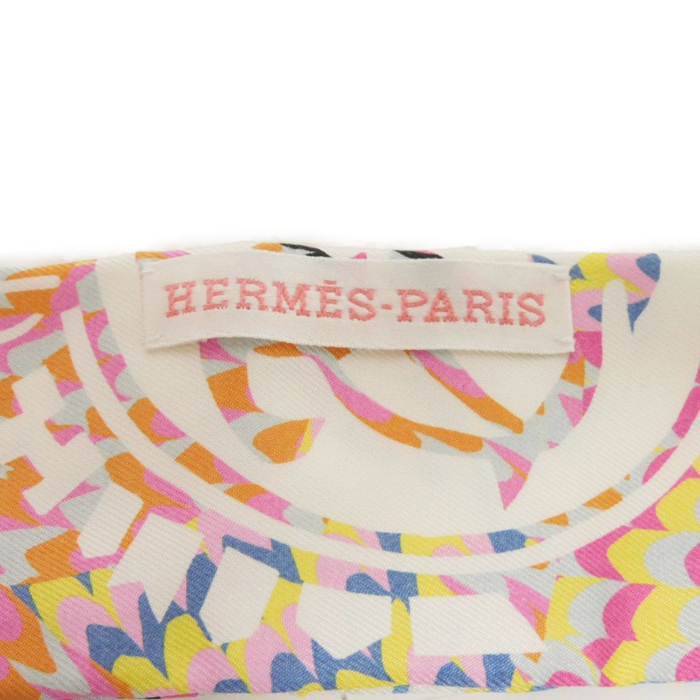 HERMES エルメス ツイリー エクスリブリス 京都マーブル限定品ピンクローズ HERMES エルメス ツイリー エクスリブリス 京都マーブル限定品