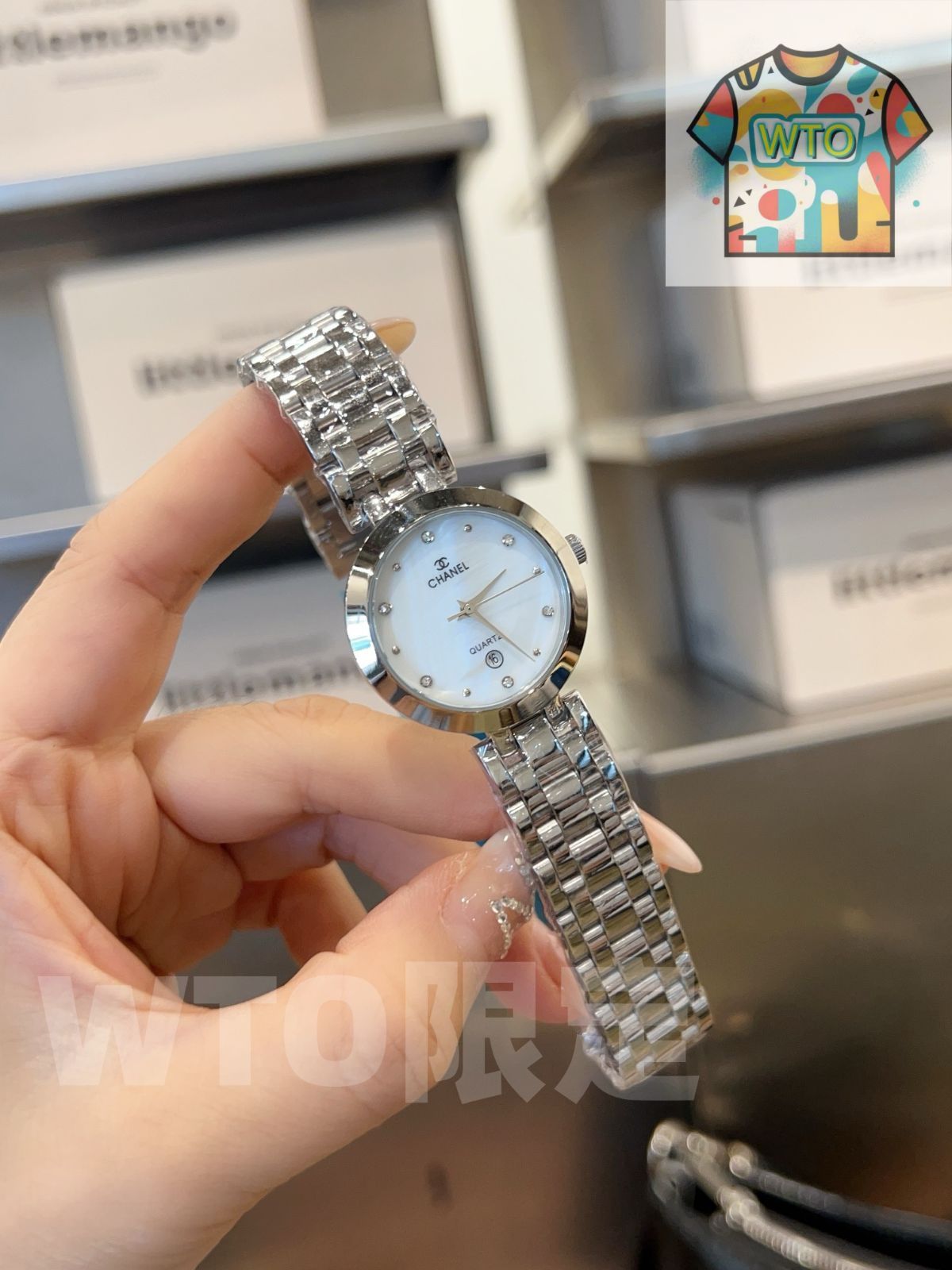 今日WTO】Chanel シャネル 輸入クォーツムーブメント ミネラル