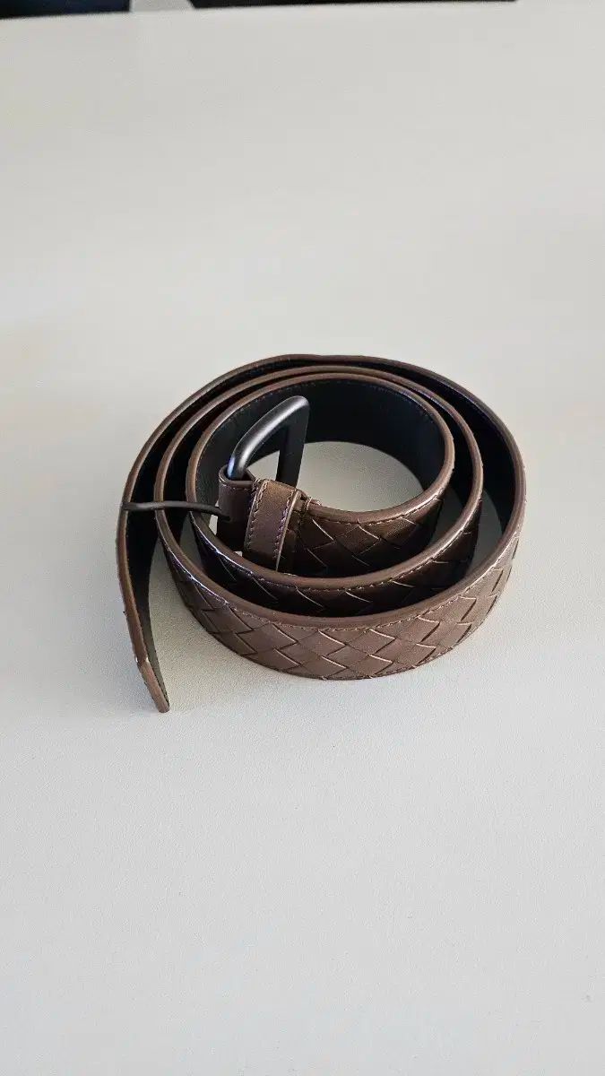 Bottega Veneta（ボッテガヴェネタ） ブラウン ベルト 95cm ボッテガヴェネタ ベルト ブラウン 95cm 正規品 BOTTEGA VENETA