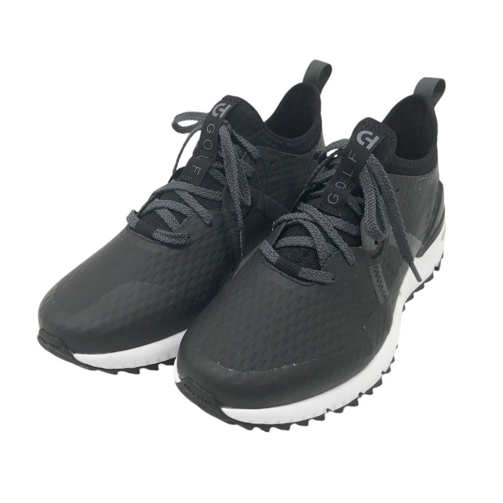 COLE HAAN GOLF コールハーンゴルフ C35804 ZEROGROUND OVERTAKE ゴルフシューズ ブラック系 8 1|2 240101446890 ゴルフウェア メンズ ストスト