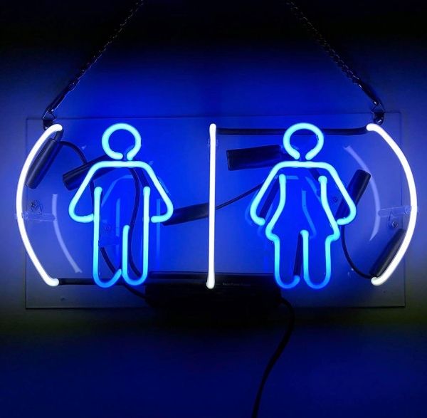 ネオンサイン、トイレ標識　NEON SIGN  オーダーメイド　ギフトカフェ ネオンサイン、トイレ標識NEON SIGN オーダーメイドギフトカフェ