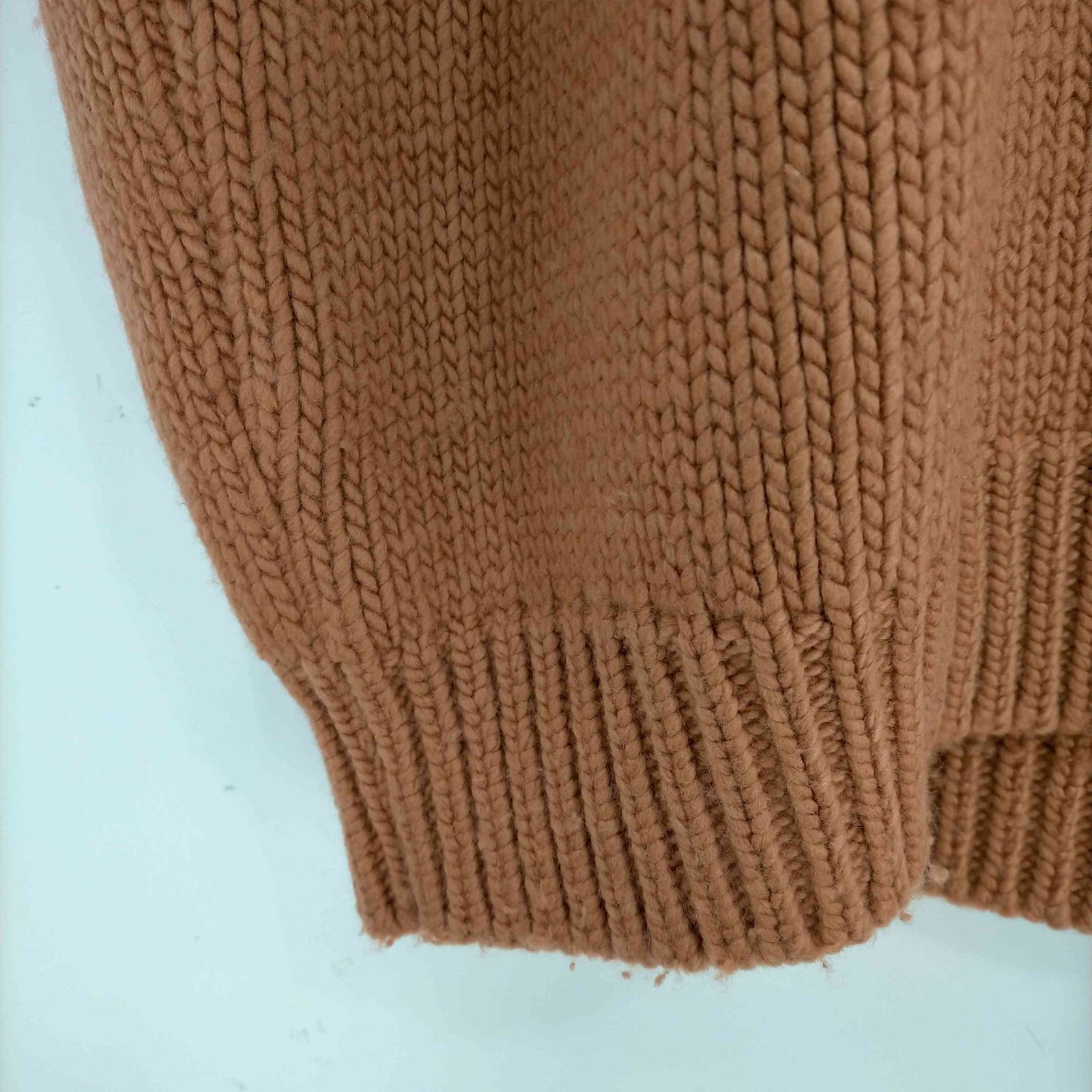 オーラリー AURALEE SUPER MILLED BIG KNIT クルーネックプルオーバー 