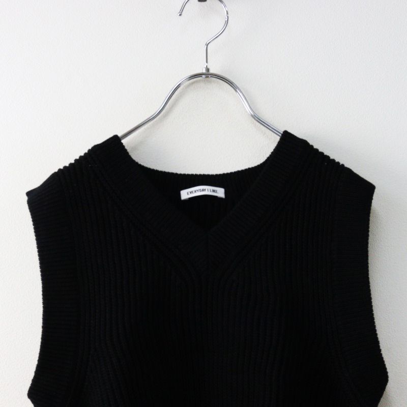 2025SS アパルトモン エーピーストゥディオ AP STUDIO EVERYDAYILIKE New サマークロップドベスト ブラック|黒 2400014536515 WWW_OLIVIERBERNSTEIN_COM