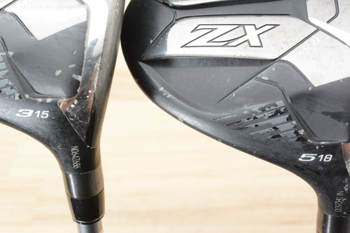 FW2本セット】ダンロップ SRIXON ZX5 MKⅡ フェアウェイウッド 3W/5W 2
