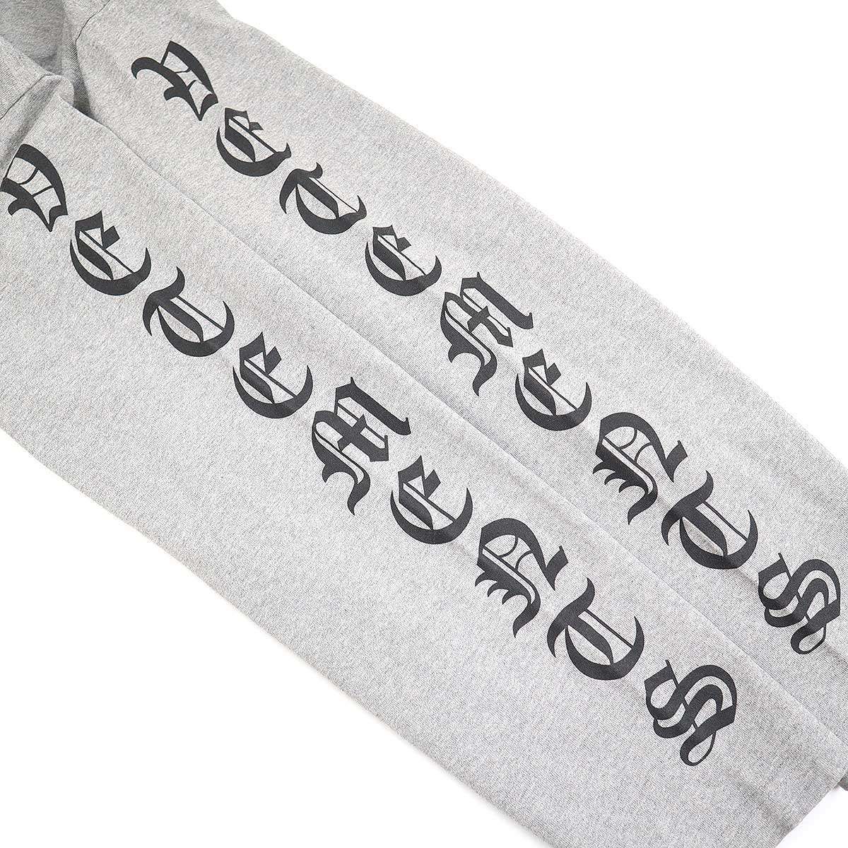 【中古】VETEMENTS Gothic Font ロンT XS Vetements Gothic Font Long Sleeve T-shirt In Grey