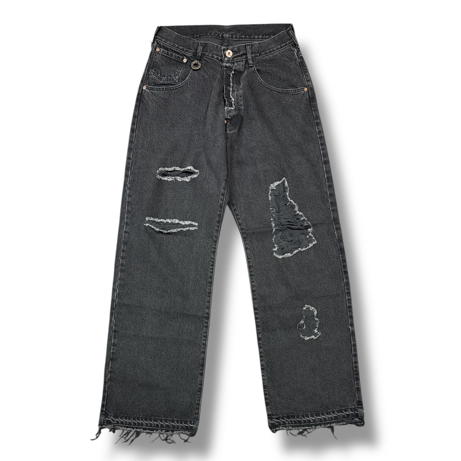 デニムパンツ ダメージ加工Take Off Crash borderdenim デニムパンツ ダメージ加工Take Off Crash borderdenim