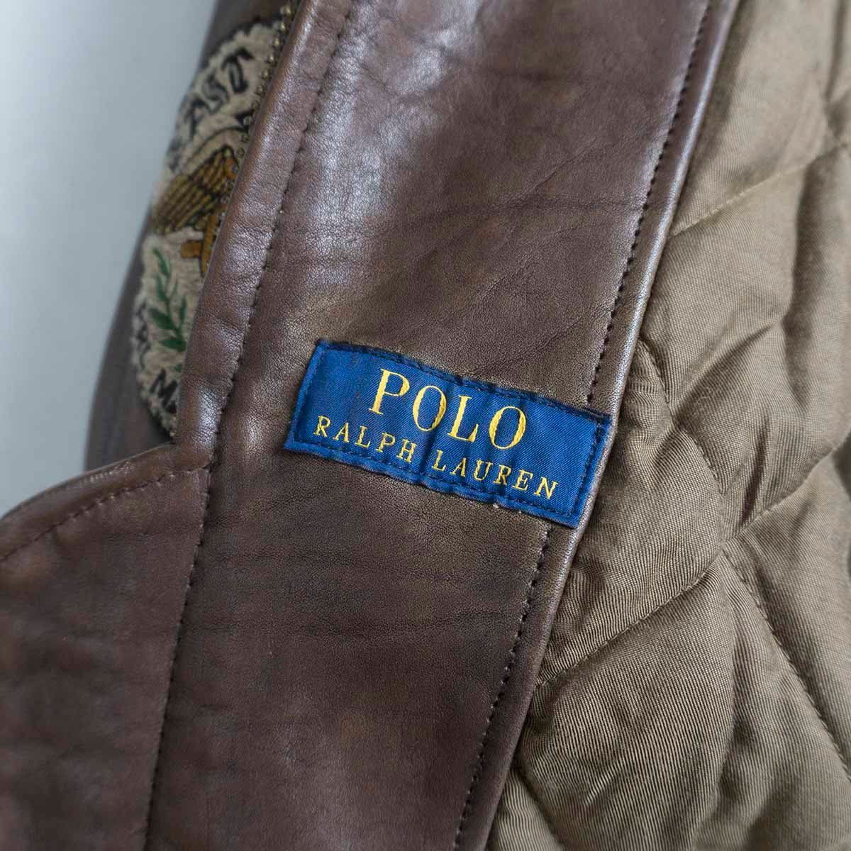 最高級品】POLO RALPH LAUREN 【 B-3 フライトジャケット】M ボンバー ムートン レザー ジャケット ラルフローレン  2306145 - メルカリ