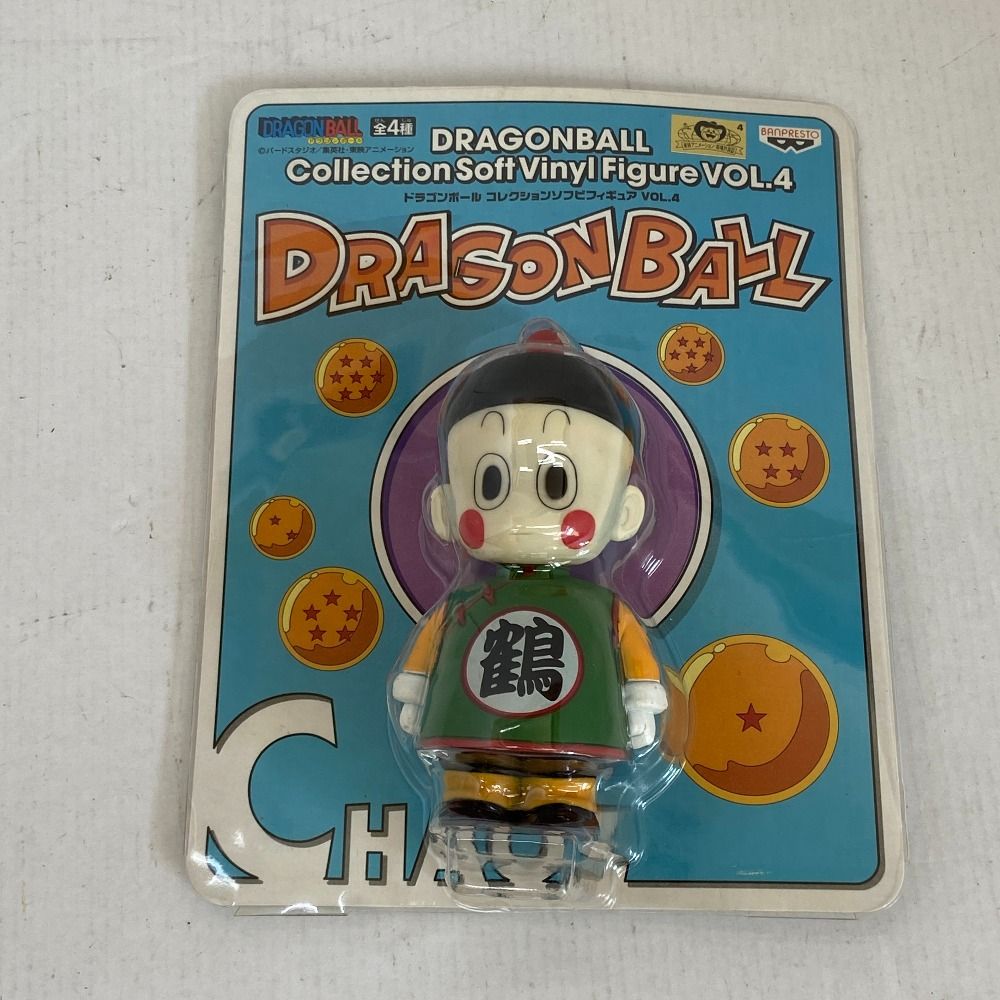 新品未開封 ドラゴンボ ール コレクションソフビフィギュアvol.4 チャオズ 03w19127 ドラゴンボール コレクションソフビフィギュア VOL.4