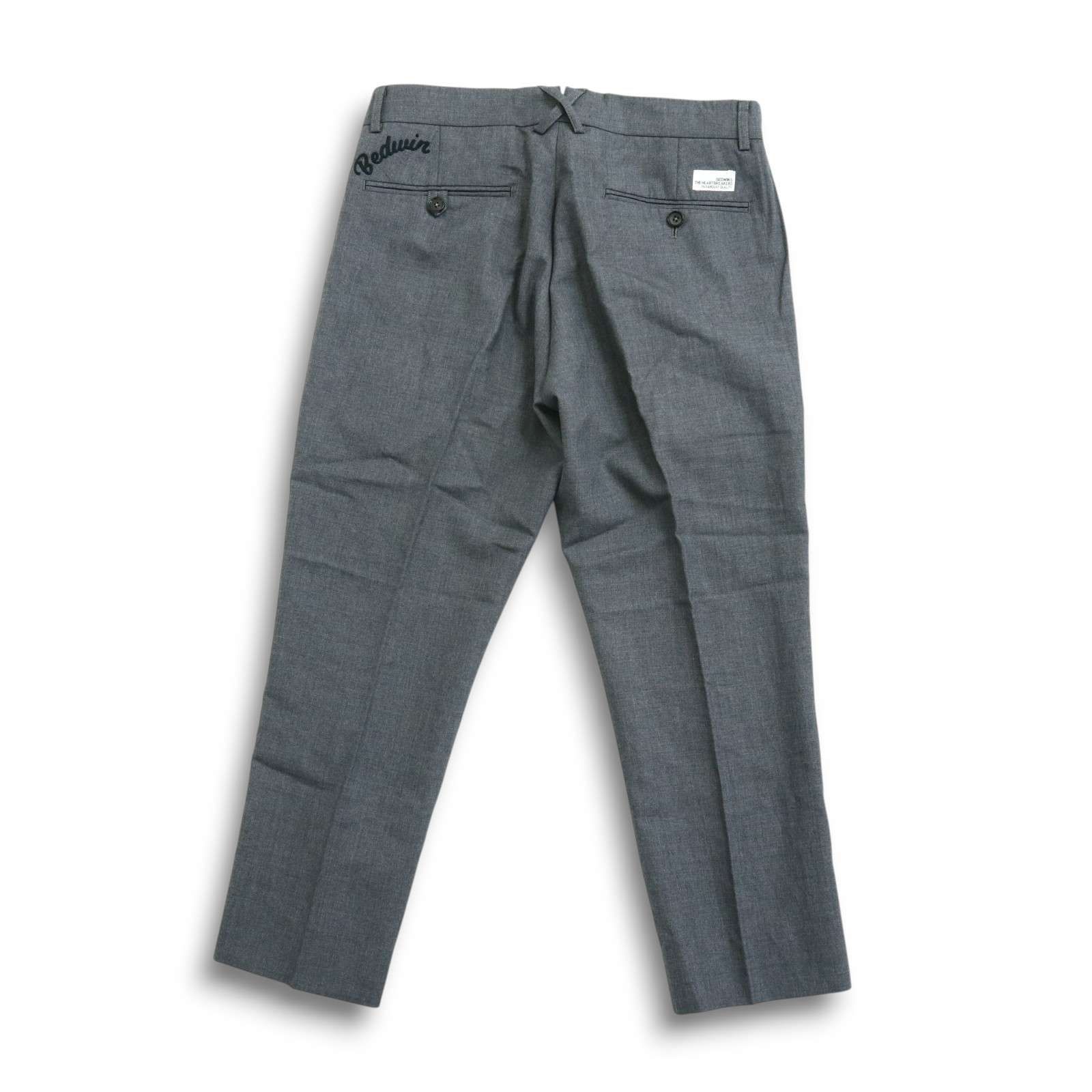 BEDWIN&THE HEARTBREAKERS ウール スラックス 9/L OG WOOL PANTS'JESSEE' 9分丈スラックスパンツ-ベドウィン