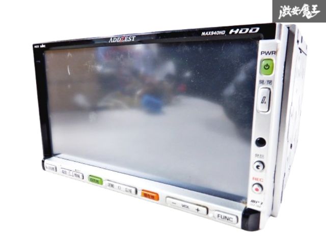 ADDZEST アゼスト HDDナビ MAX940HD CD再生 DVD再生 カーナビ