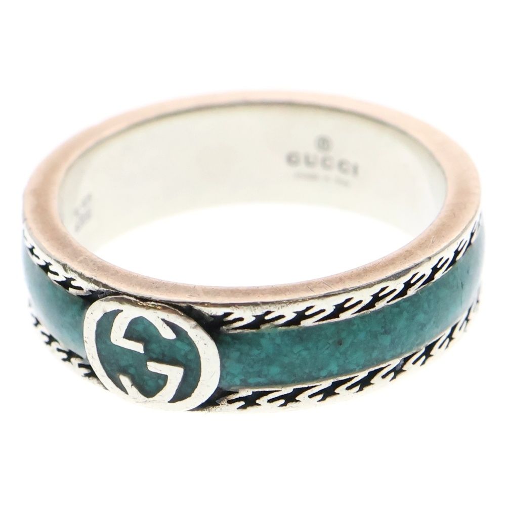 GUCCI (グッチ) インターロッキングG 645573 ターコイズブルー