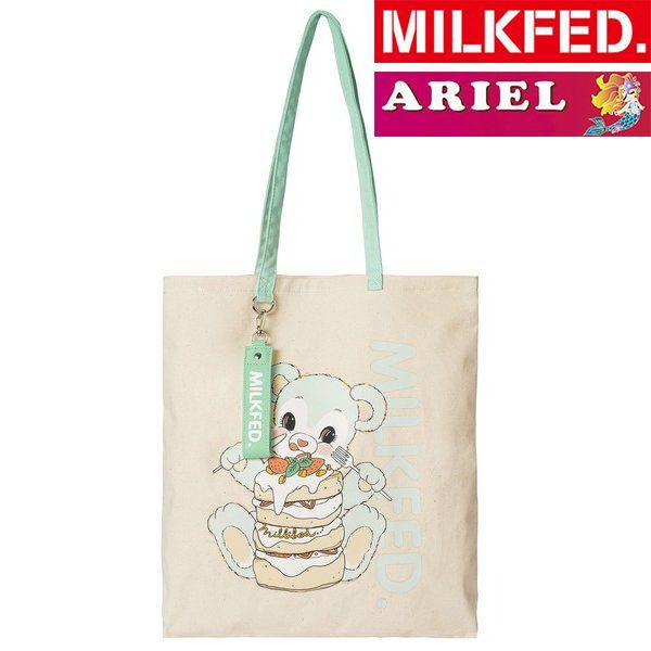ベイスターズ milkfed トートバッグ 横浜DeNAベイスターズ×MILKFED./ハートトートバッグ