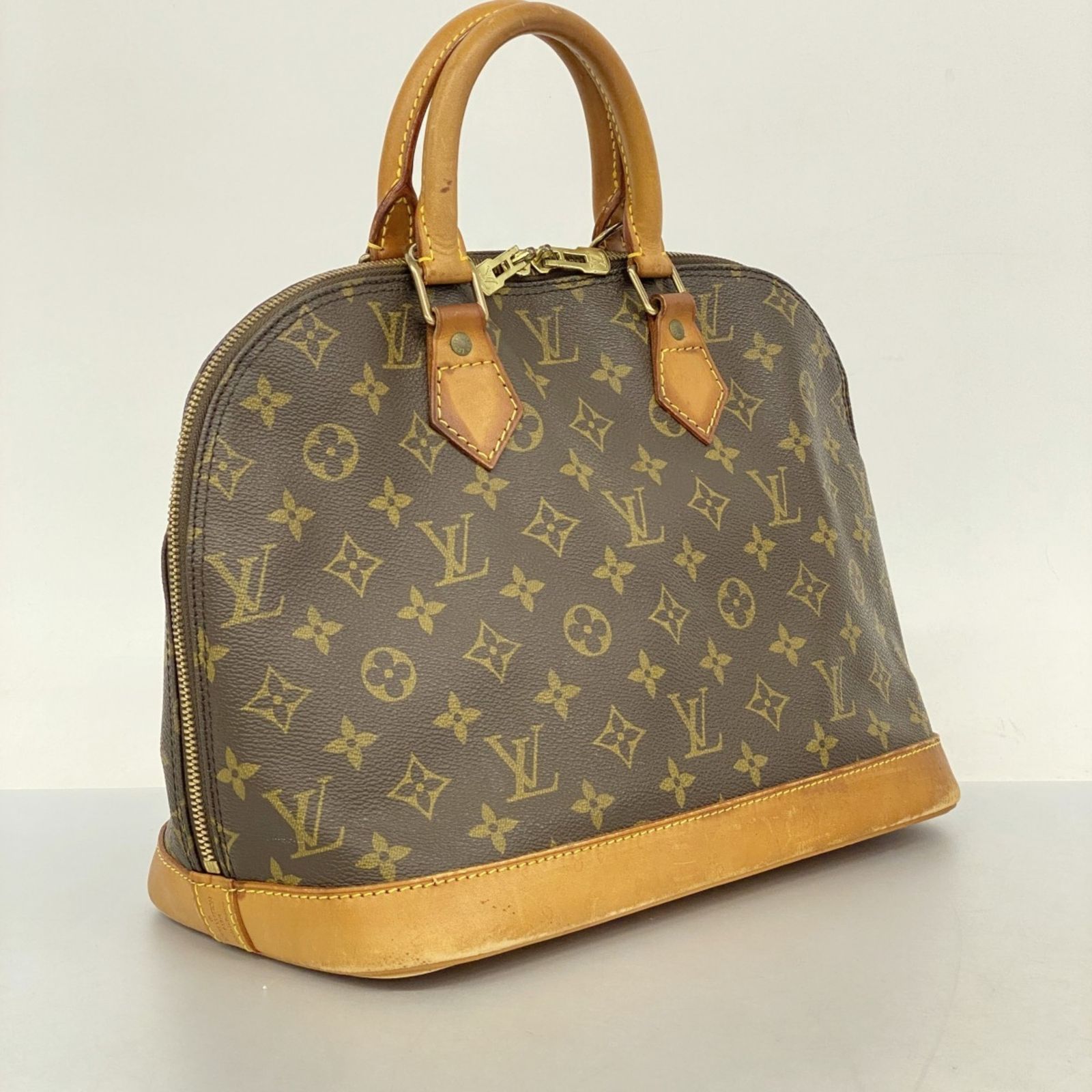 ルイヴィトン モノグラム アルマ バッグ ブラウン系 FL0091 LOUIS VUITTON ハンドバッグ モノグラム アルマ 旧型 ブラウン