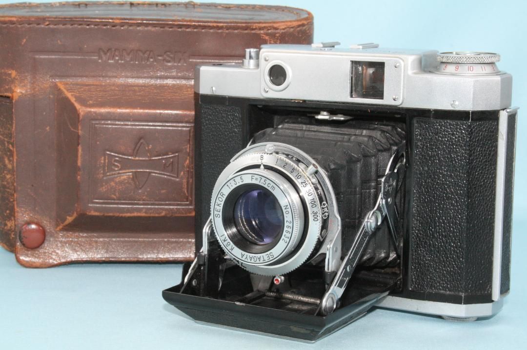 マミヤ MAMIYA-6 Sekor 7.5cm f3.5 返品保証 蛇腹カメラ