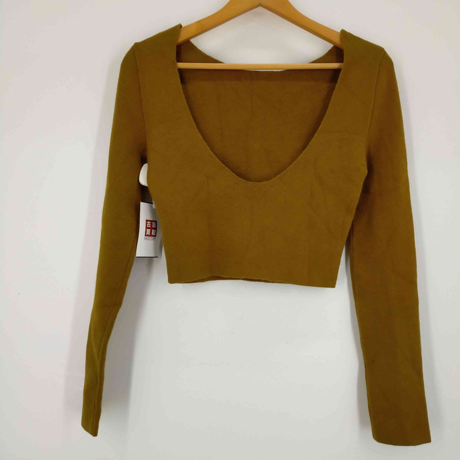 ザラ ZARA KNIT TOP WITH CHAIN DETAIL レディース JPN:S ザラ ZARA KNIT TOP WITH CHAIN DETAIL レディース JPN:S