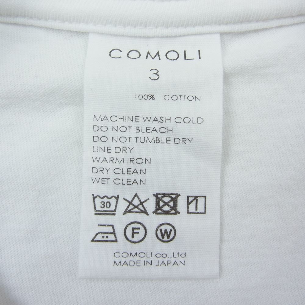 COMOLI コモリ 23SS X01-05015 SURPLUS サープラス 半袖 Tシャツ