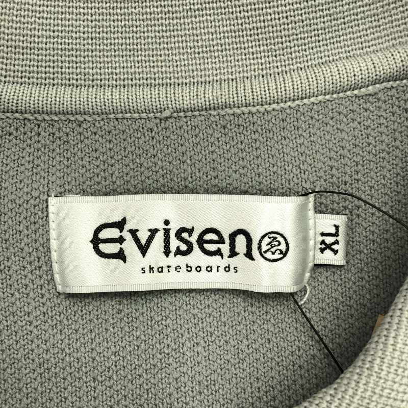 Evisen エビセン KNIT RUGBY SHIRT XL Evisen KNIT RUGBY SHIRT XL グレー エビセン 92