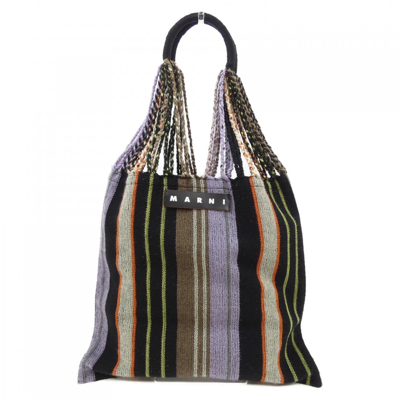 MARNI◇ブラック トートバッグスモール/BLK/SHMP0077U0 MARNI