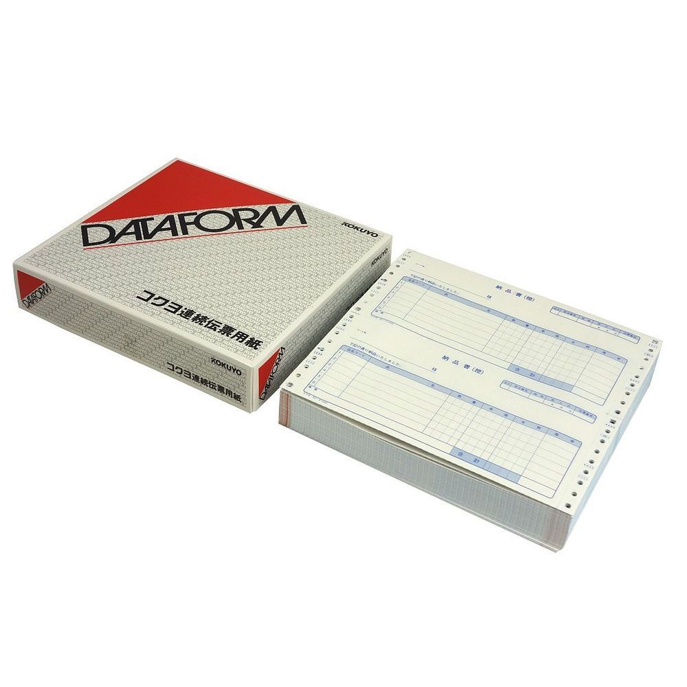 まとめ買い コクヨ 連続伝票用紙 納品書 請求付 3枚複写 400セット EC-テ1001 ×3セット