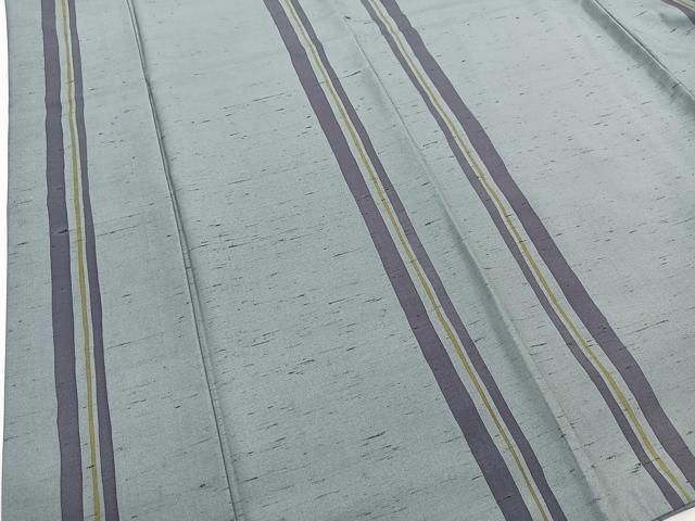 平和屋着物○石川県指定無形文化財 牛首紬 白山工房 手織り 間道  