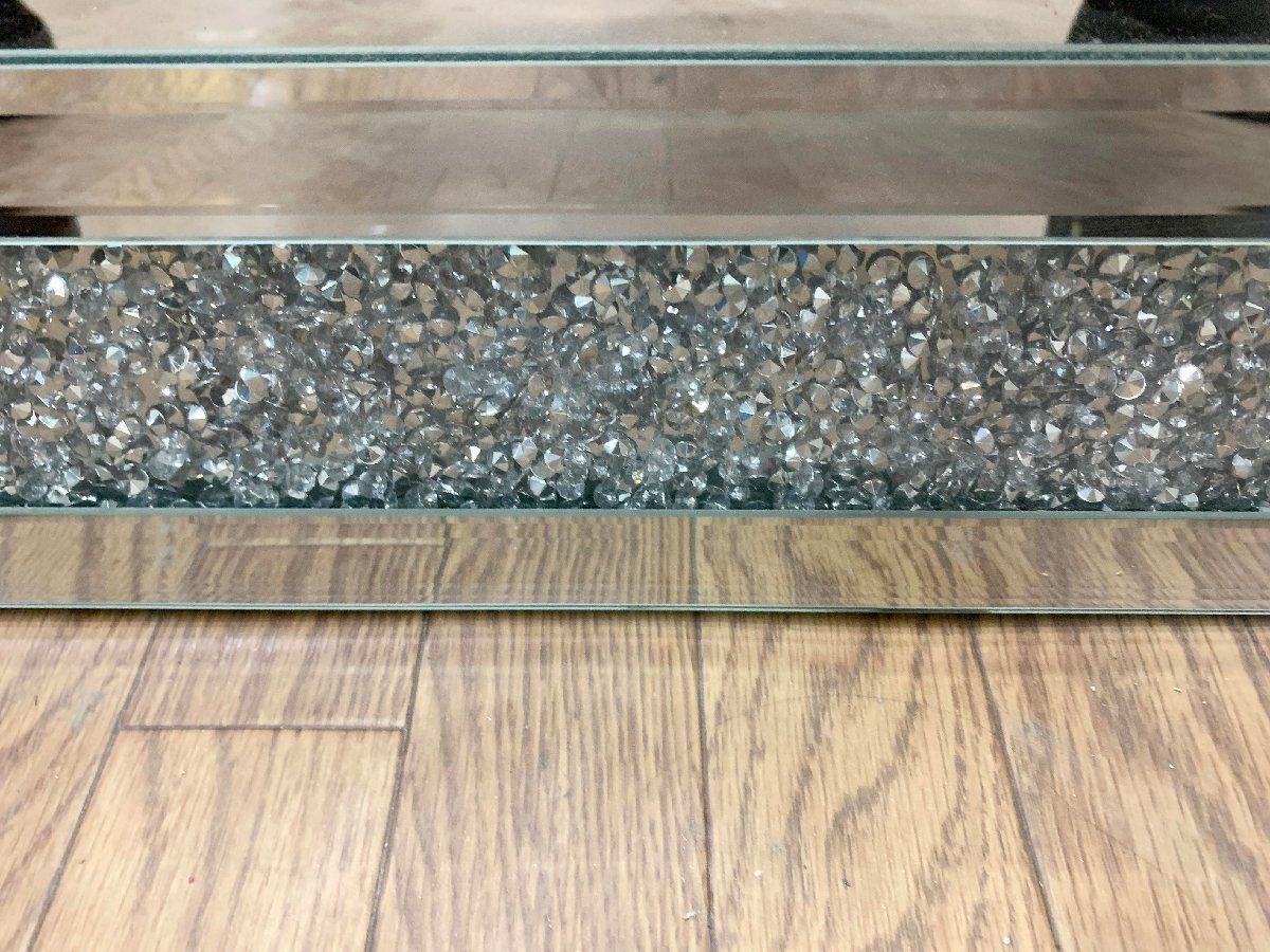 全身鏡 彫刻 シャビーシック アンティーク リボン ホワイト 白