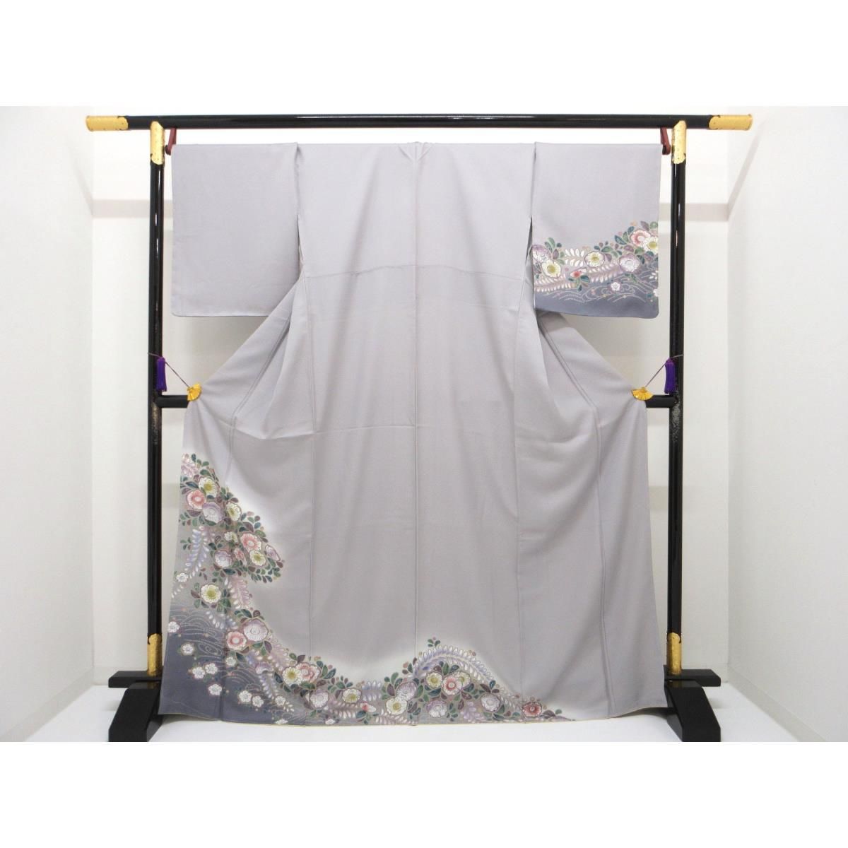 ♥品 訪問着 友禅金彩加工 ボカシ染