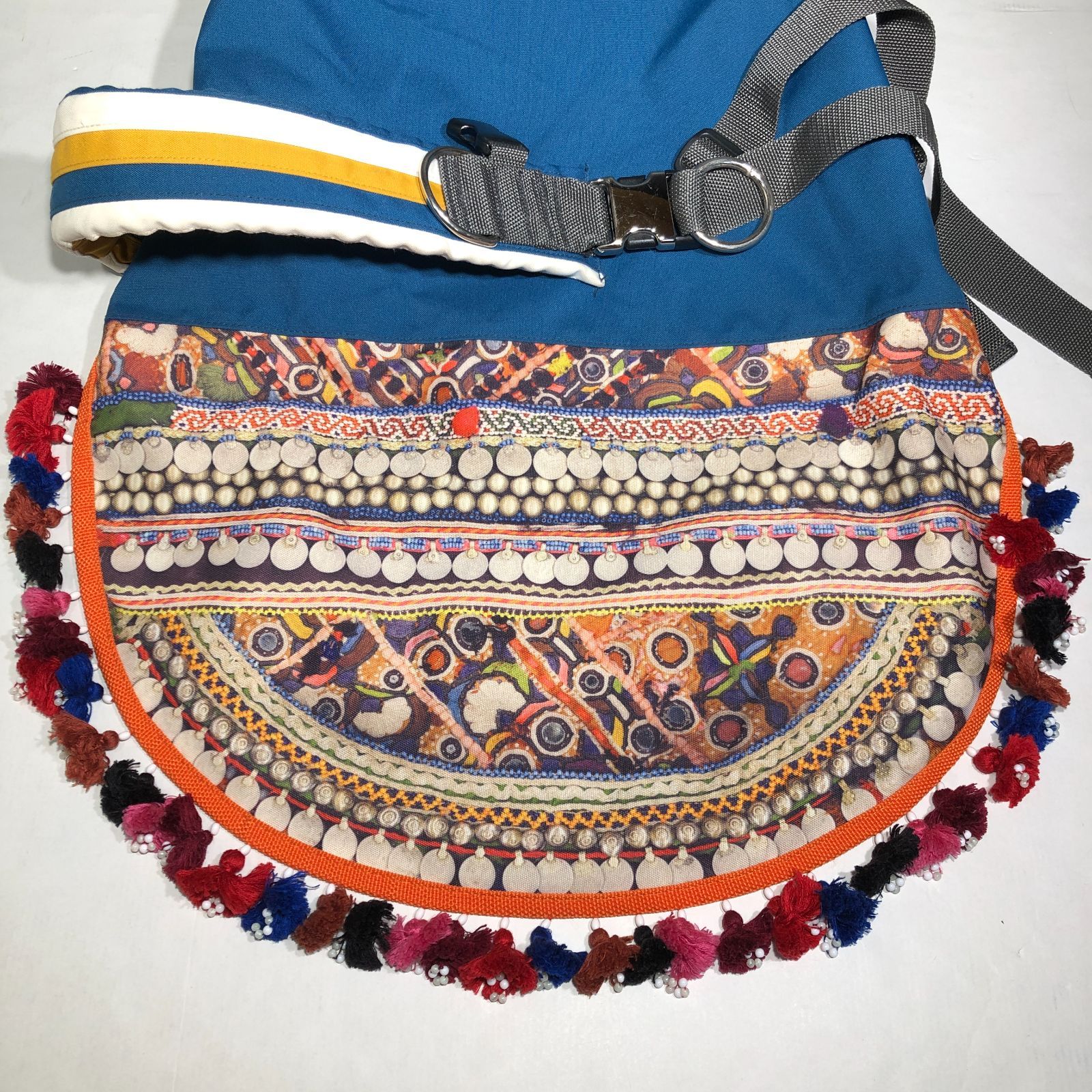 UNDERCOVER アンダーカバー メッセンジャーバッグ 転写プリント 民族