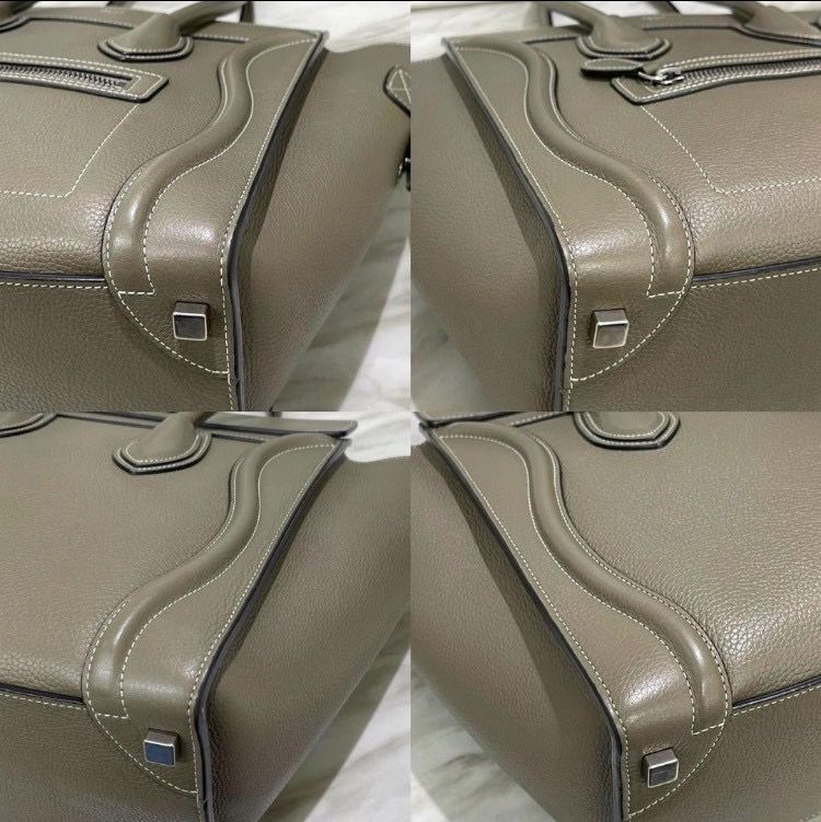 セリーヌ ラゲージ マイクロ スリ ハンドバッグ レザー 2019年 DECORATOM_COM_BR